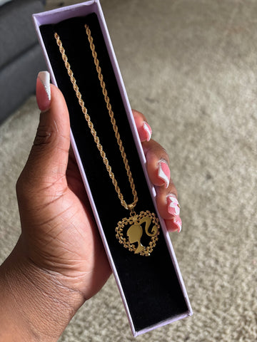 Barbie Heart Necklace