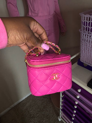 Pink mini cc bag