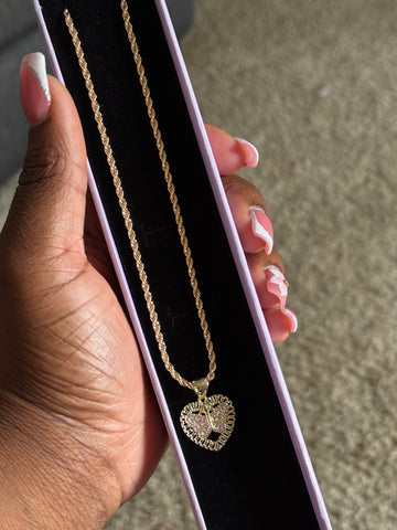Butterfly Heart Necklace