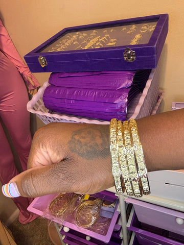 Thick bangles