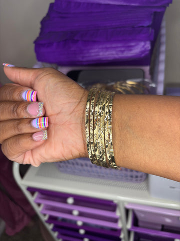 Thin pack bangles
