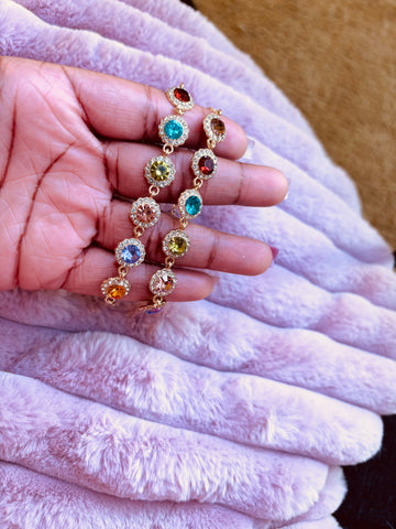 Multicolor Crystal Bracelet