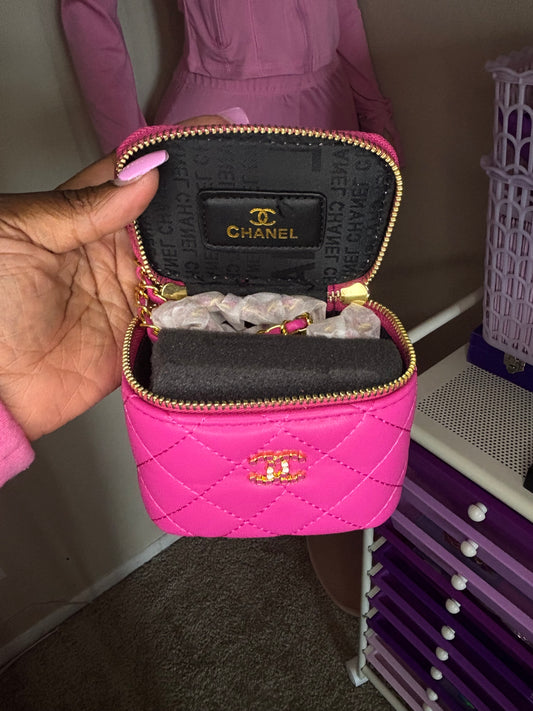 Pink mini cc bag