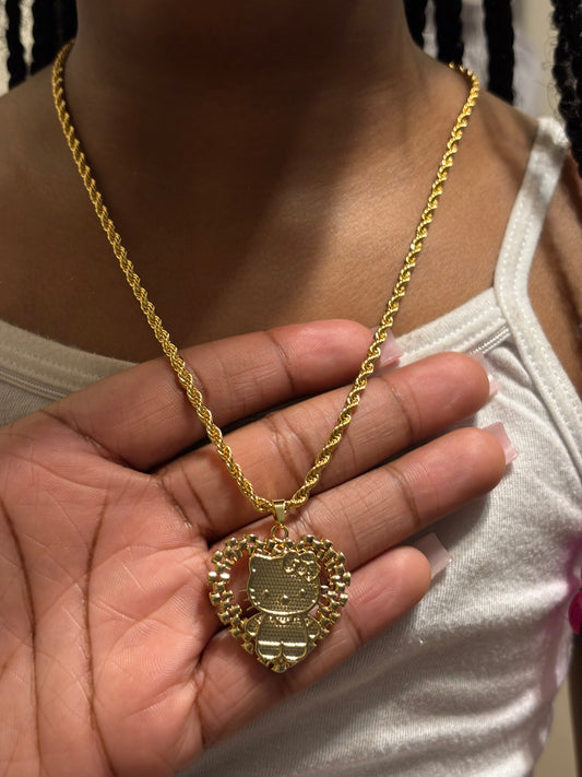 Hk Heart Necklace