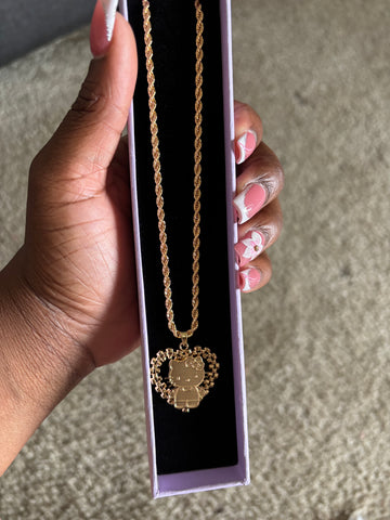 Hk Heart Necklace
