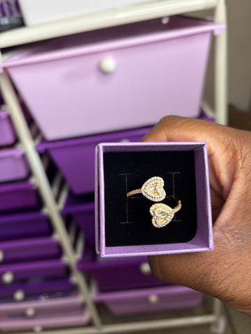 Heart Twist Ring